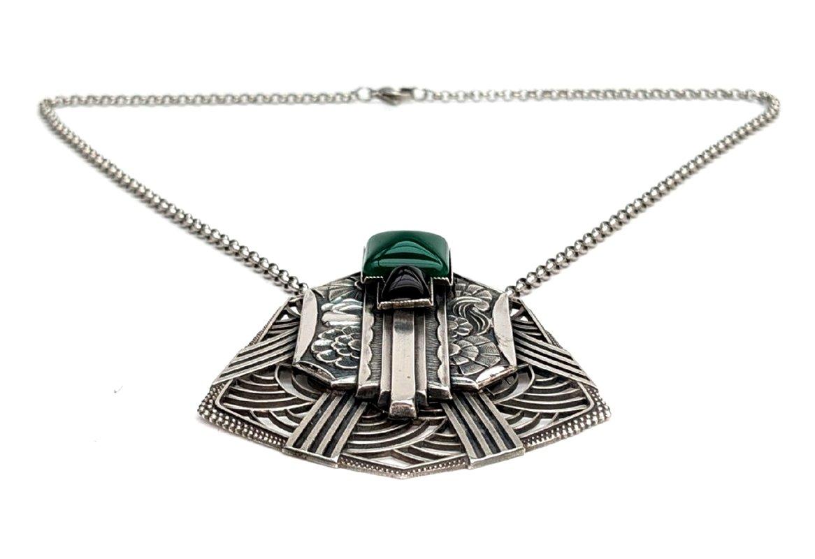 Collier Art Déco Moderniste Français en vente 1