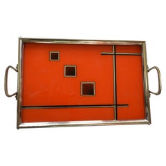Art Deco Modernist Geometric Tray, circa 1930