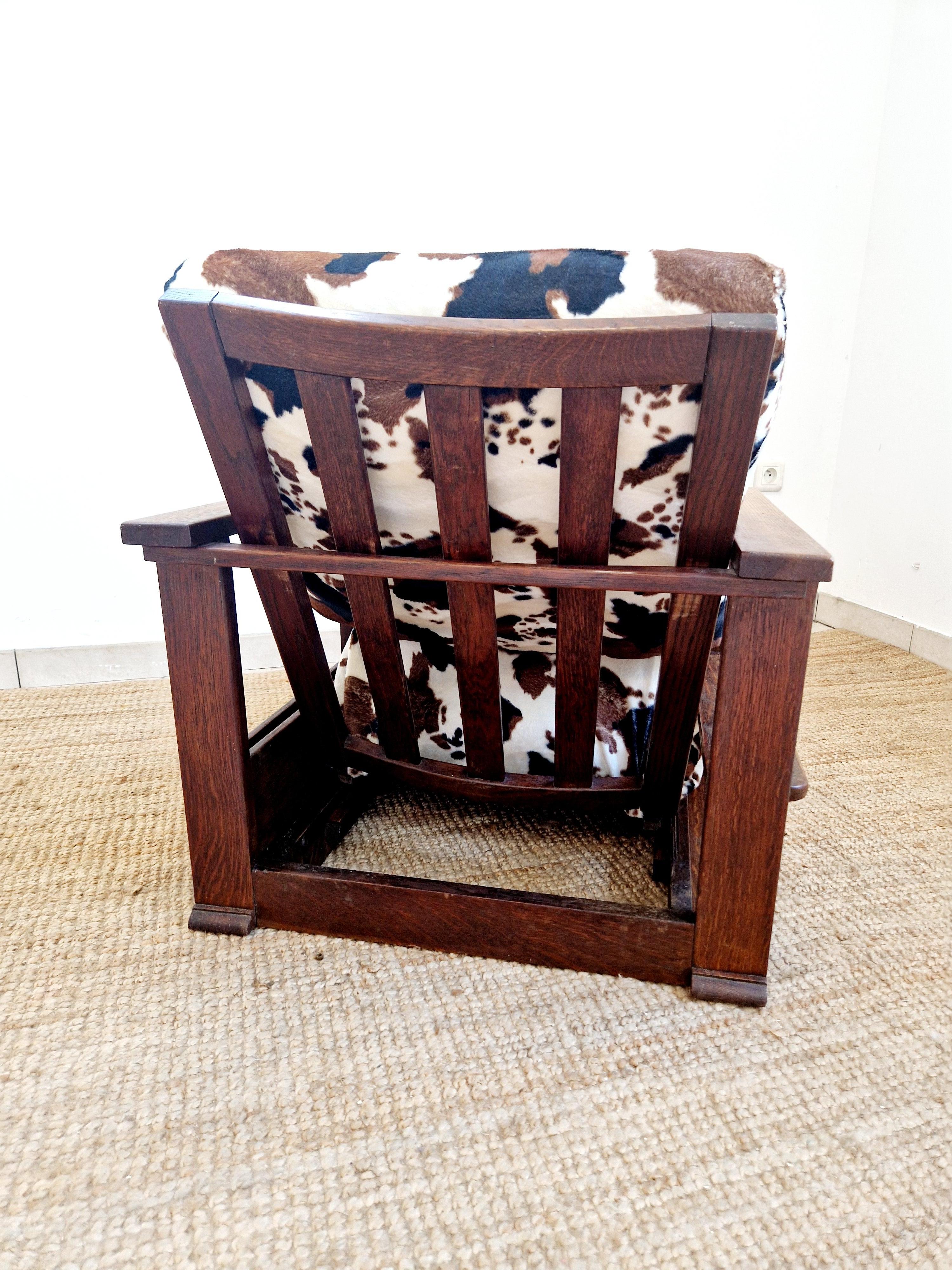 Fauteuil inclinable art déco moderniste de style Heal's Bon état - En vente à Buxton, GB