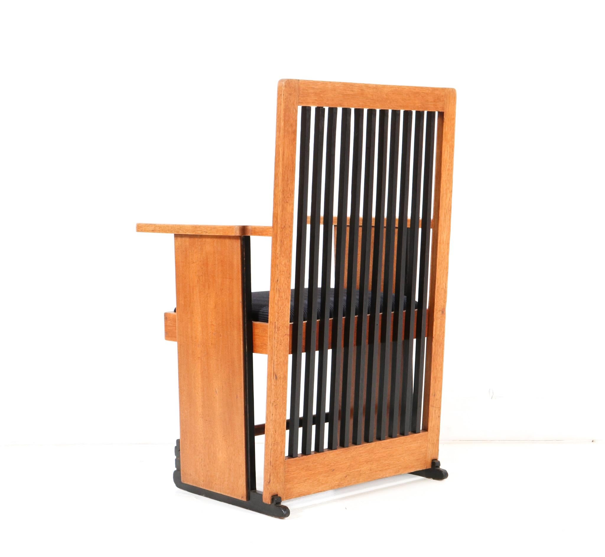 Chaises de salle à manger Art Déco modernistes à haut dossier par Architect Caspers, années 1920 en vente 11
