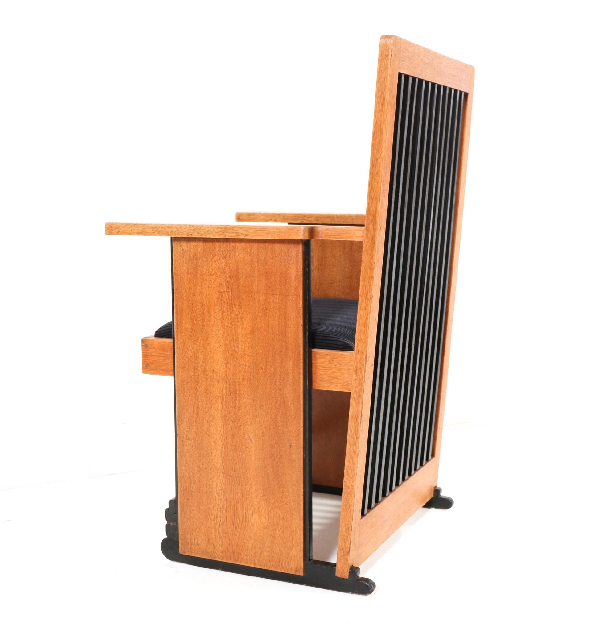 Chaises de salle à manger Art Déco modernistes à haut dossier par Architect Caspers, années 1920 en vente 12