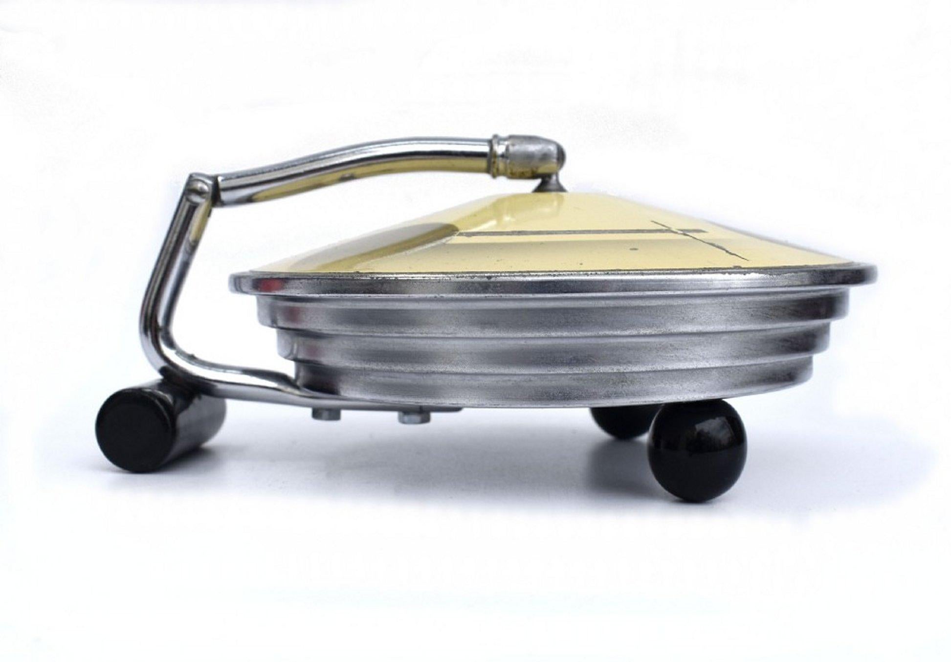 Polvera modernista Art Decó para señoras, c1930 siglo XX en venta