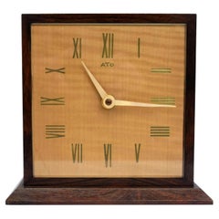 Retro Art Deco Modernist Mantle Clock , 1930s