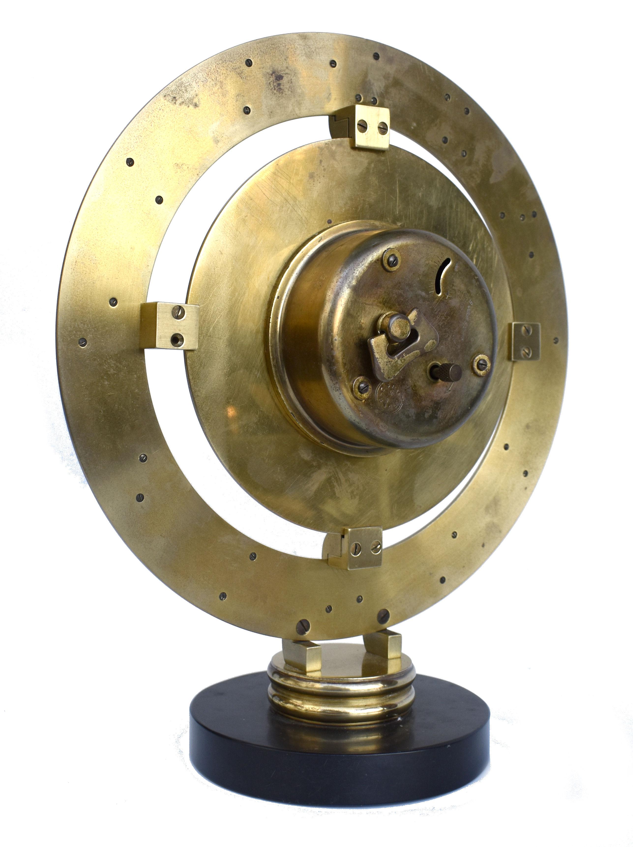 Art Deco Modernist Mantle Clock By Bayard, French , c1940 5