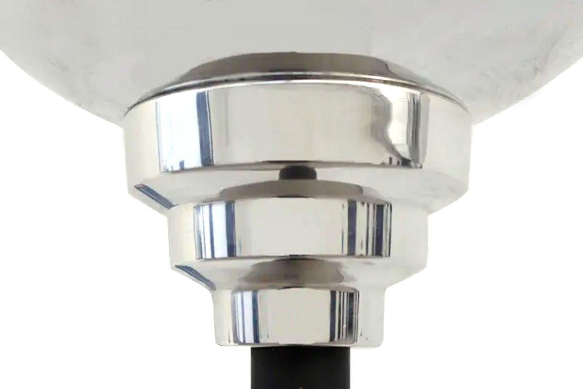 Art Deco Modernist Matching Pair of Floor Lamp Uplighters In Good Condition For Sale In Devon, England