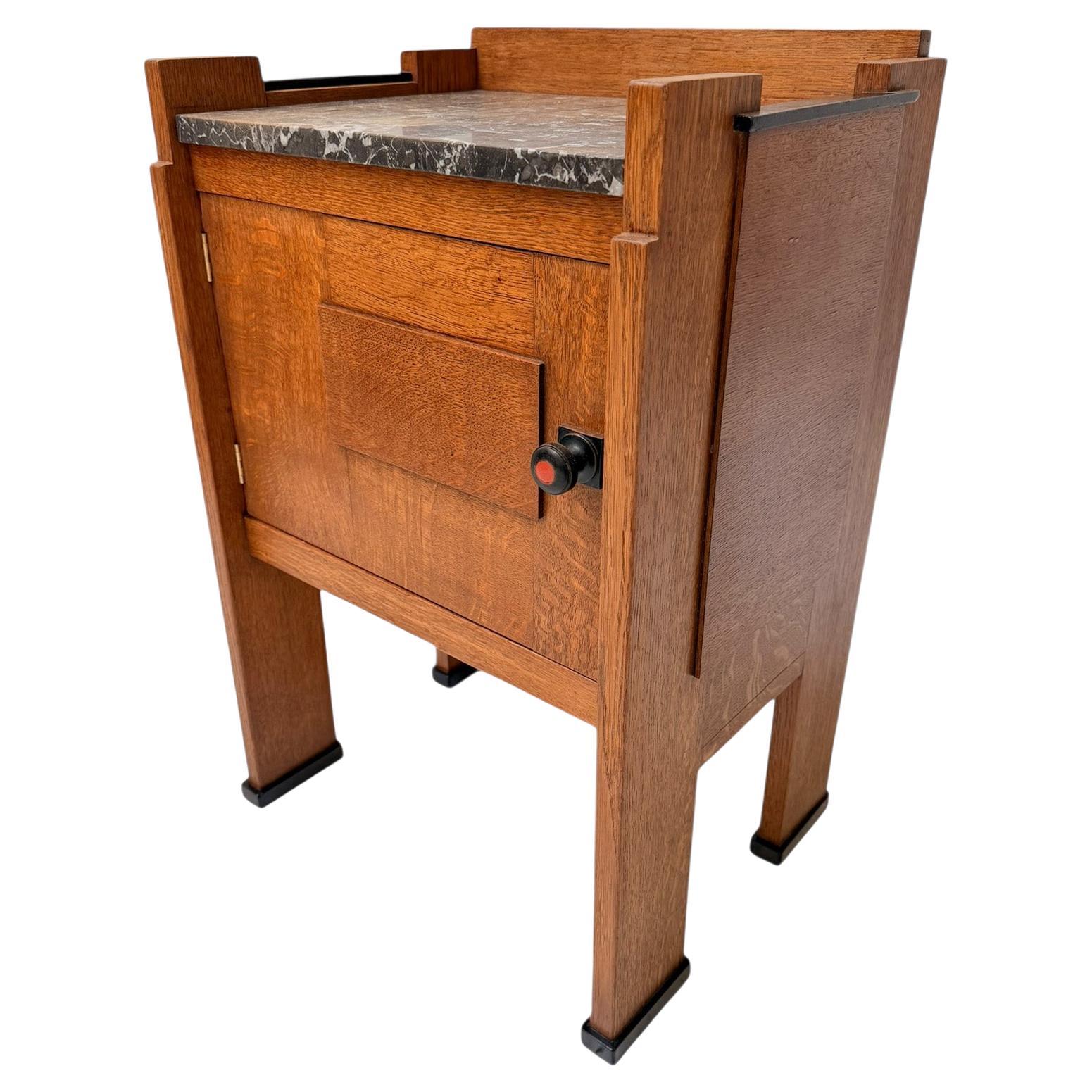 Art Deco Modernist Nightstand or Bedside Cabinet, 1920s For Sale