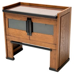 Art Deco Modernist Oak Cabinet by Jan Brunott, 1920s