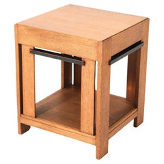 Art Deco Modernist Oak Coffee Table by Jan Brunott, 1920s