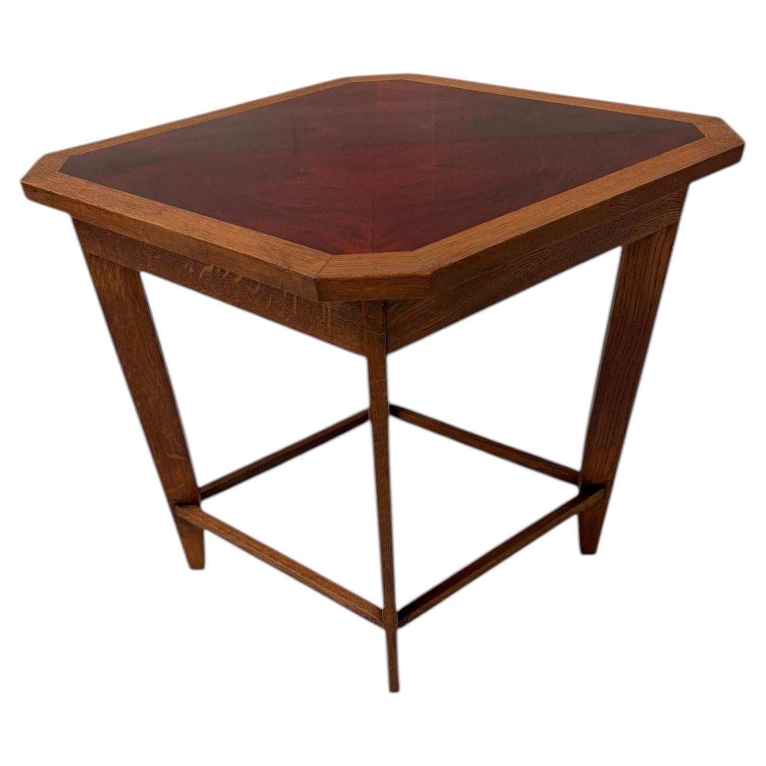 Art Deco Modernist Octagonal Side Table by Paul Bromberg for Pander, 1920s For Sale