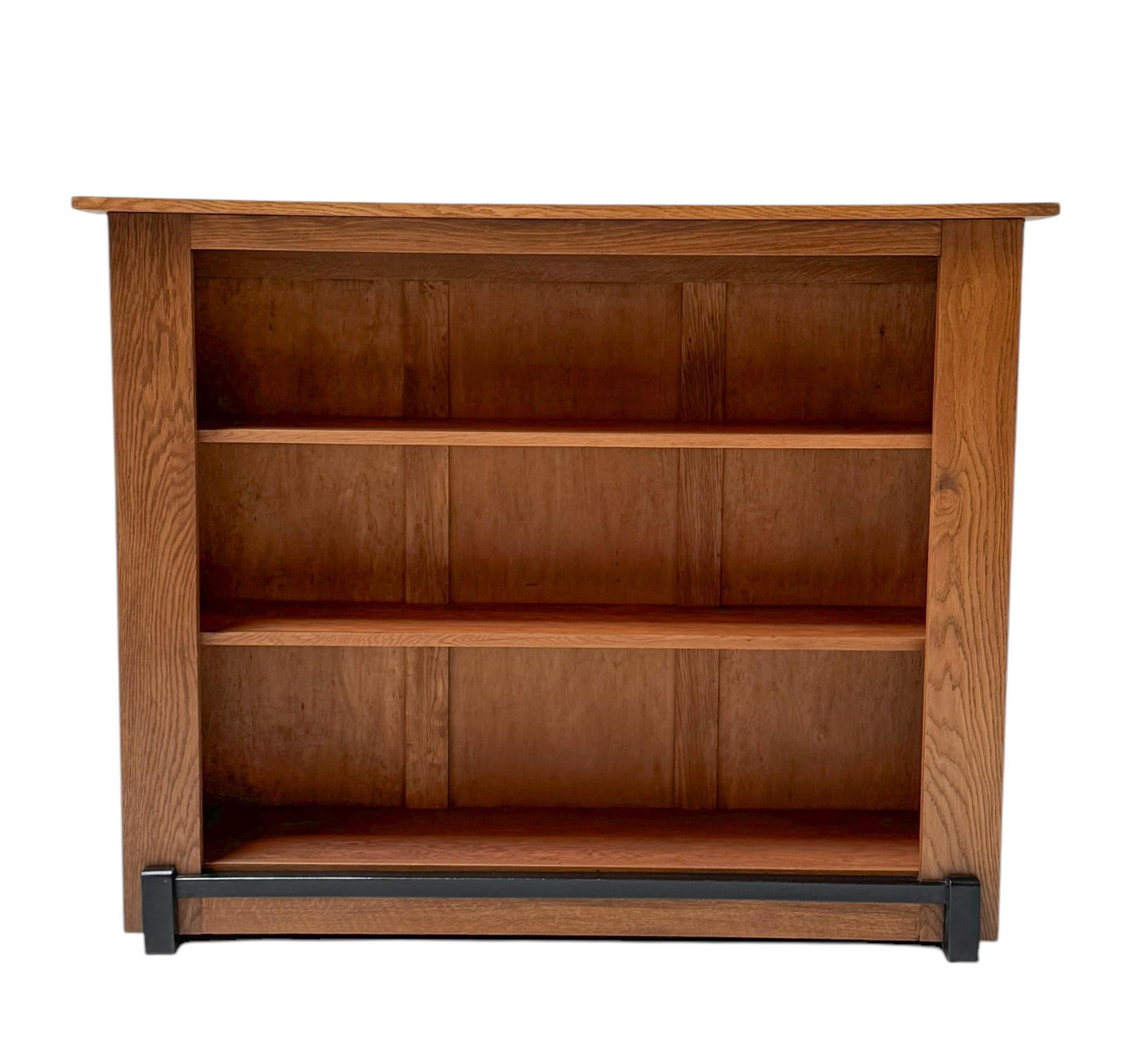Art Deco Modernist Open Bookcase by Jan Brunott, 1920s For Sale 4