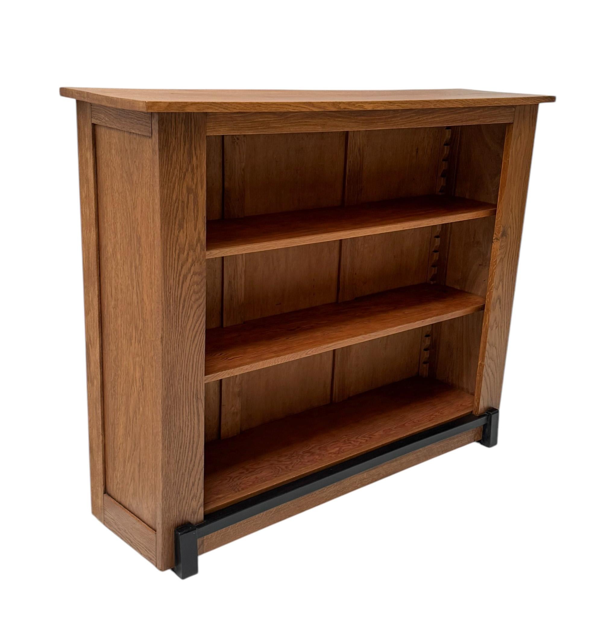 Dutch Art Deco Modernist Open Bookcase by Jan Brunott, 1920s For Sale