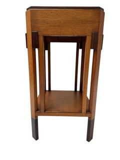 Modernistischer Art Deco-Sockel von Anton Lucas für N.V. Meubelkunst Leiden, 1920er Jahre