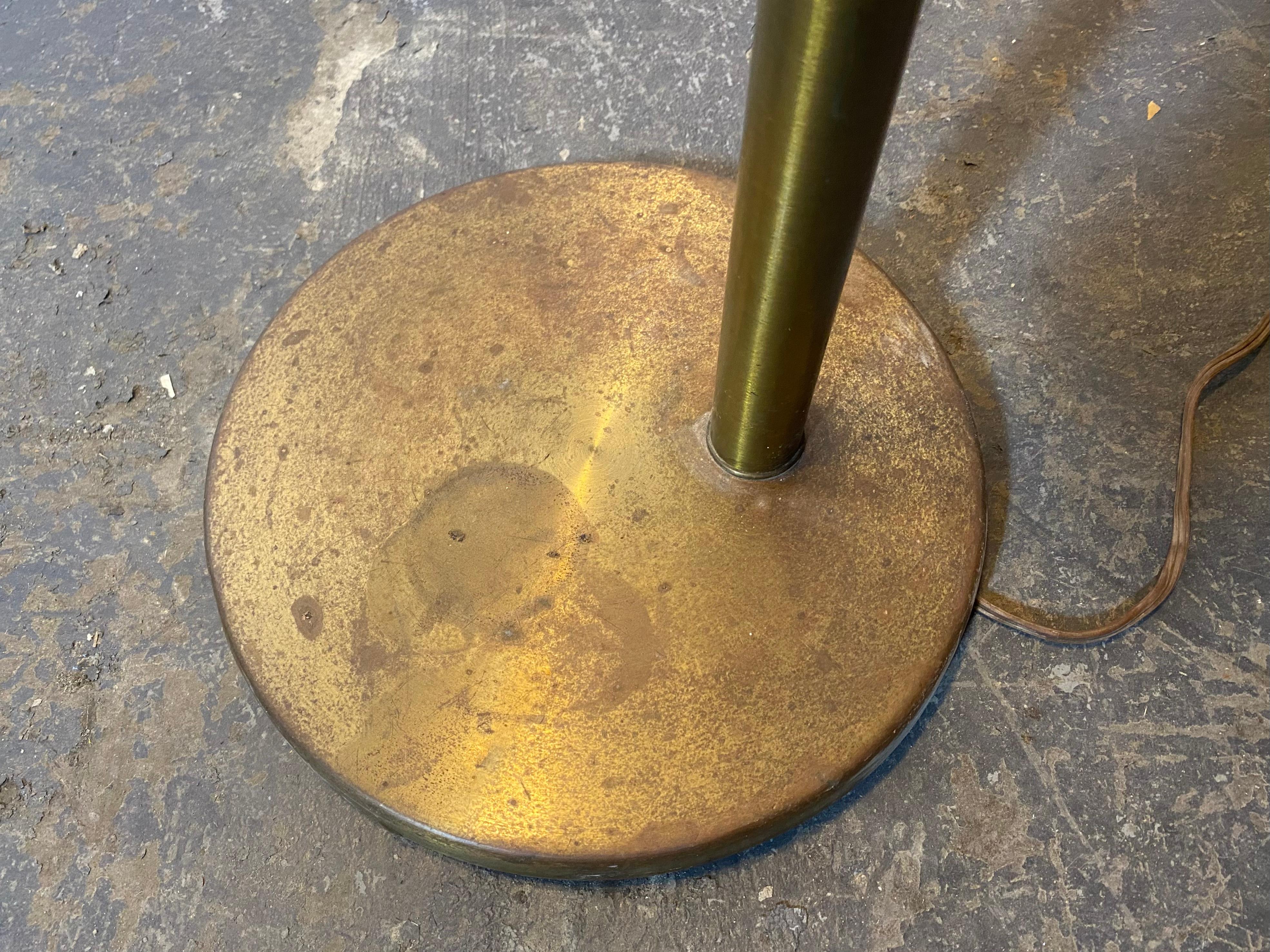 Lampe de lecture ou torchère Art déco/moderniste de Kurt Versen en vente 1