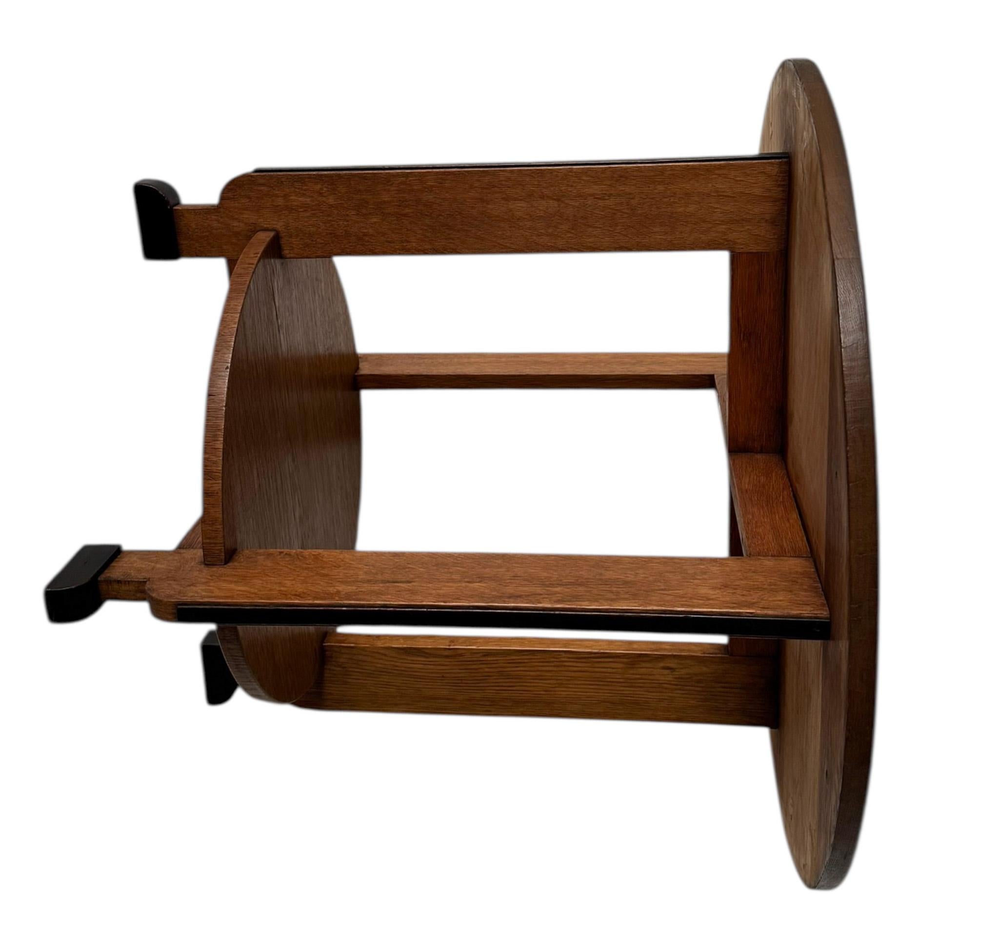 Inizio XX secolo Tavolino rotondo modernista Art Déco, anni '20