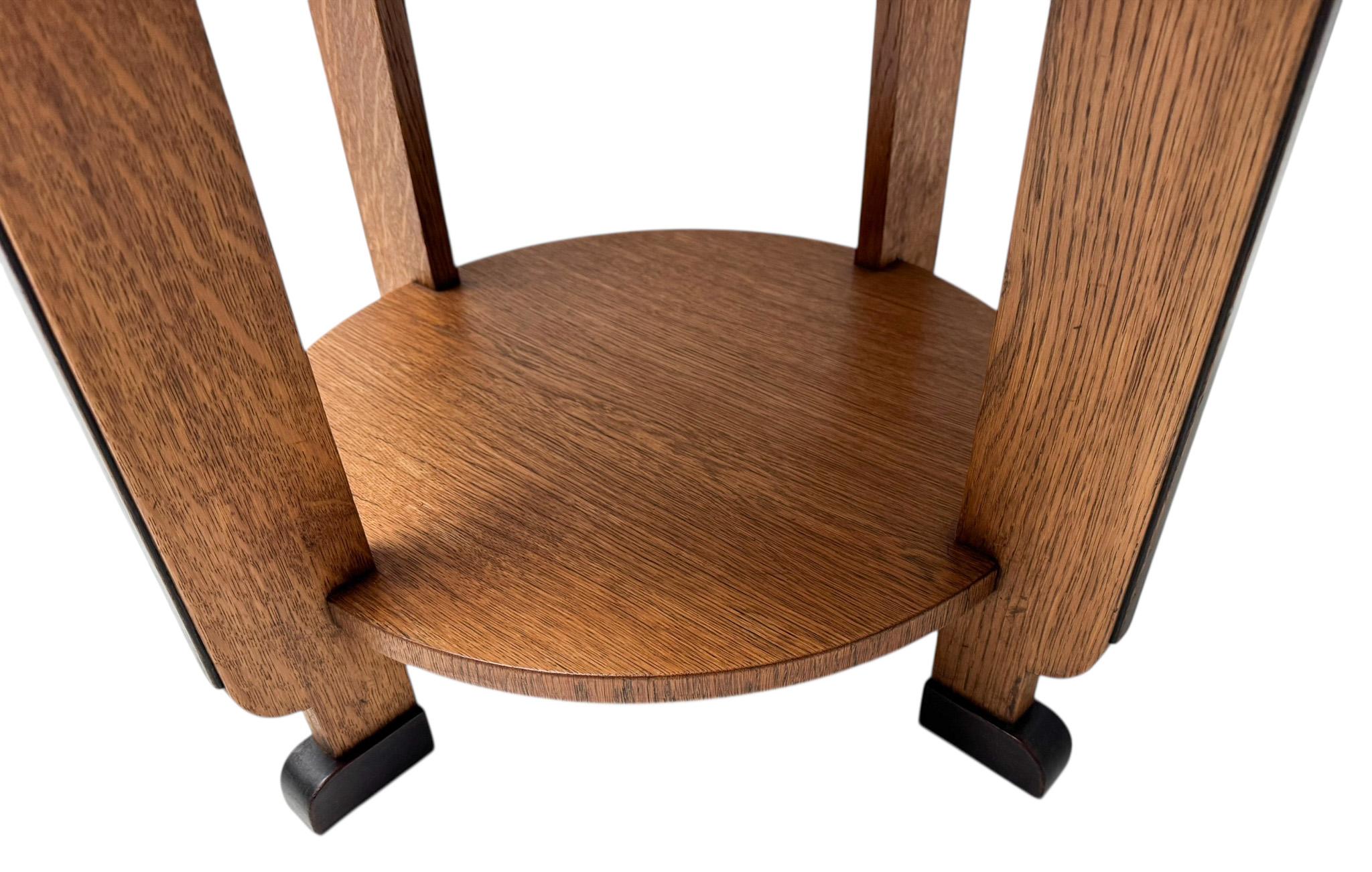 Tavolino rotondo modernista Art Déco, anni '20 1
