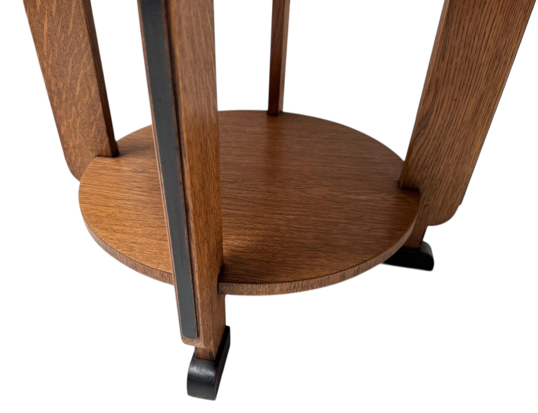Tavolino rotondo modernista Art Déco, anni '20 2