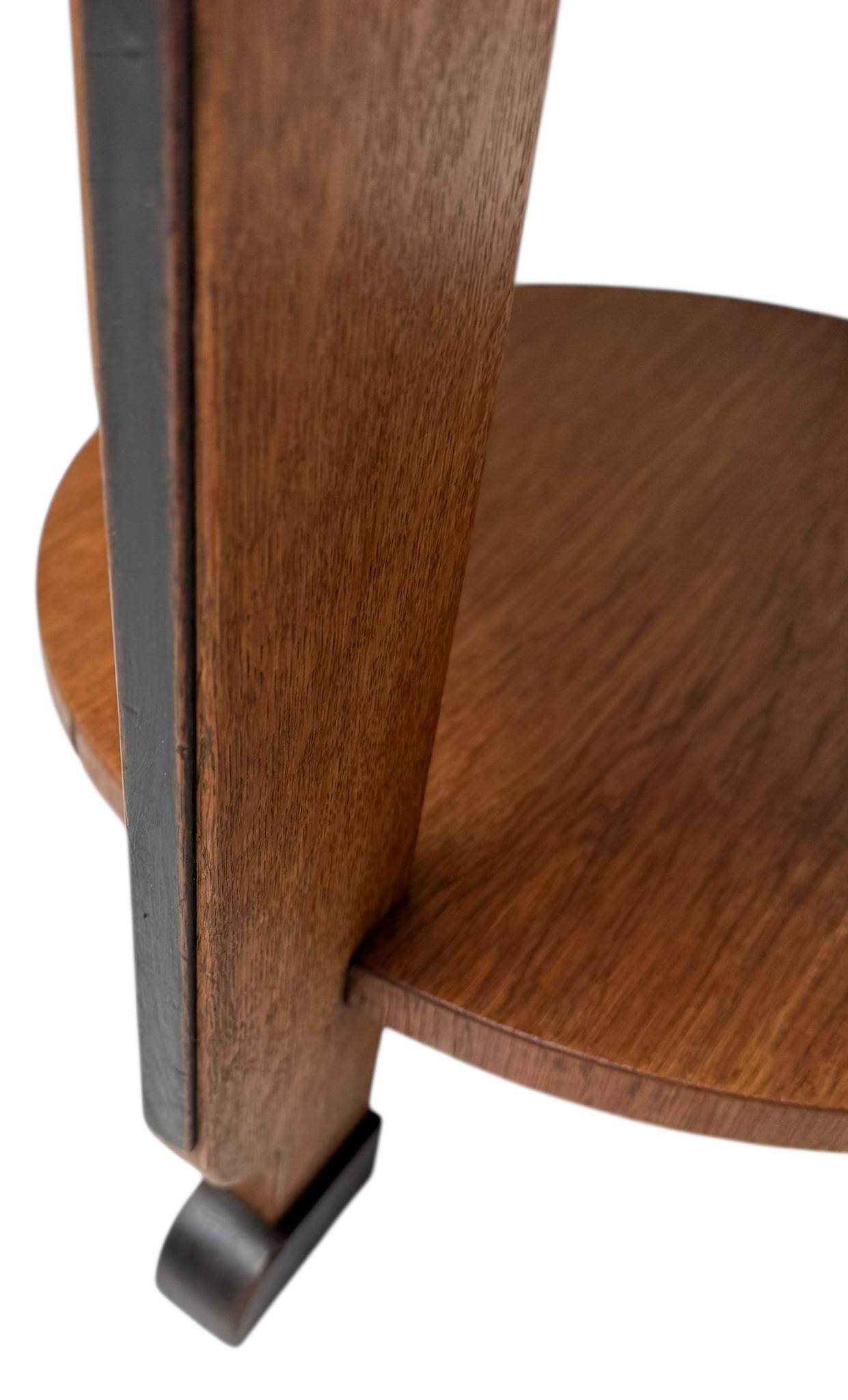 Tavolino rotondo modernista Art Déco, anni '20 3