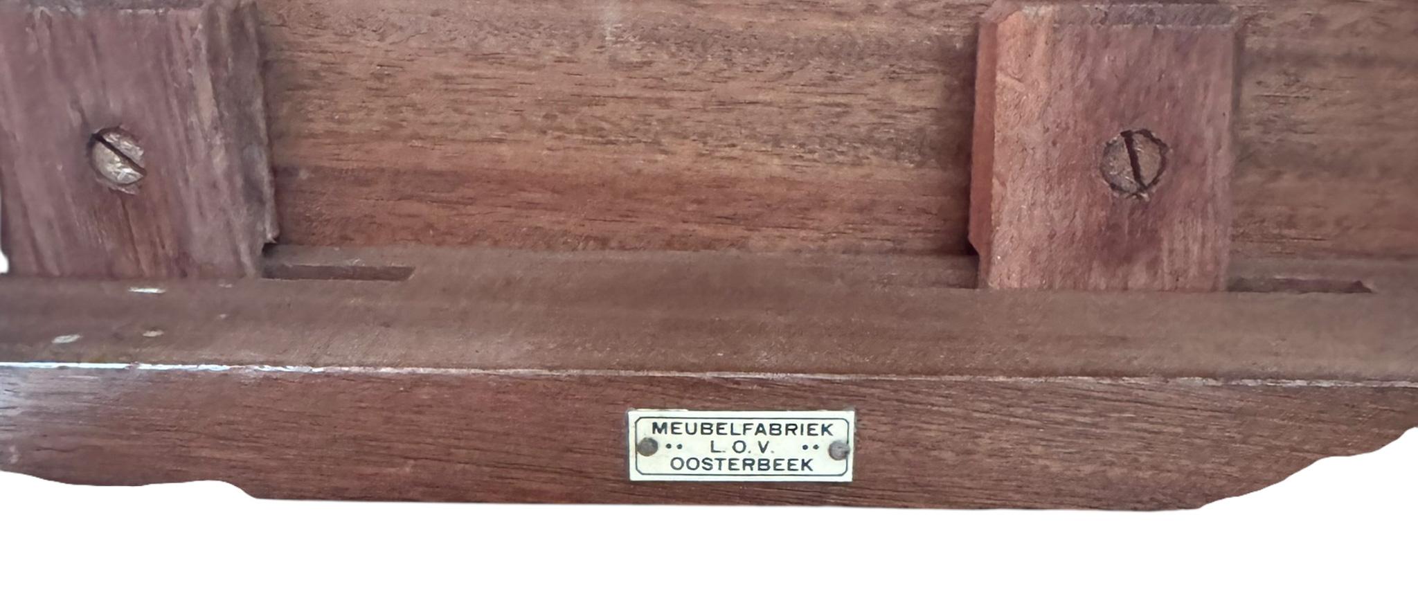 Chaise d'appoint moderniste Art déco de J.A. Muntendam pour L.O.V. Oosterbeek, années 1920 en vente 4