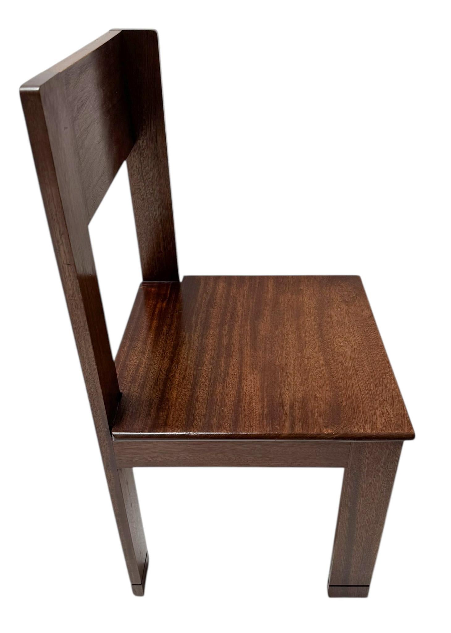 Sedia laterale modernista Art Déco di J.A. Muntendam per L.O.V. Oosterbeek, anni '20 in vendita 3