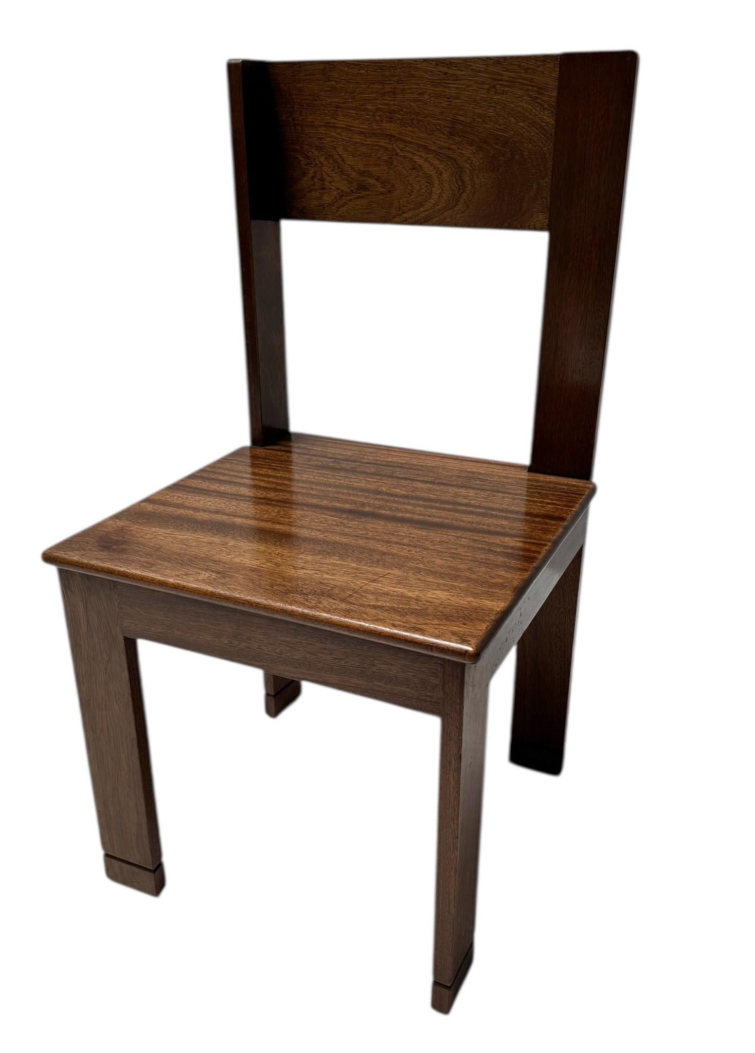 Chaise d'appoint moderniste Art déco de J.A. Muntendam pour L.O.V. Oosterbeek, années 1920 en vente 3
