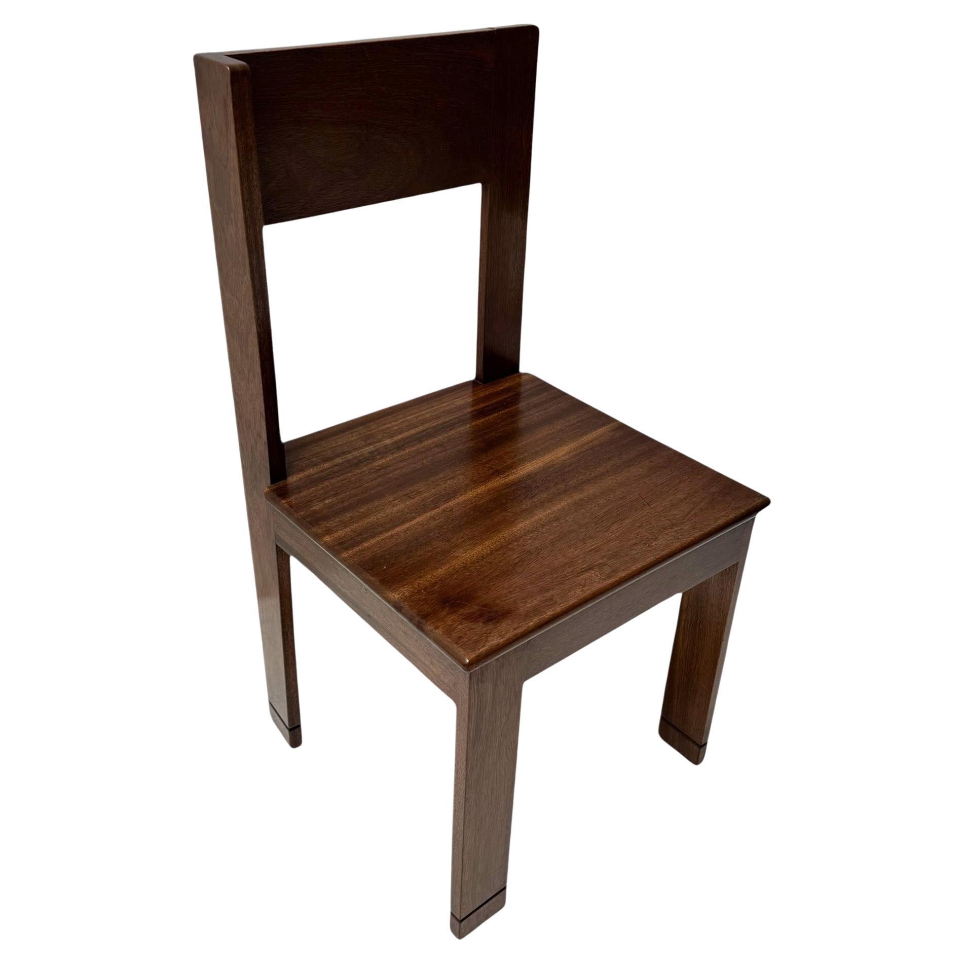 Chaise d
appoint moderniste Art déco de J.A. Muntendam pour L.O.V. Oosterbeek, années 1920 en vente