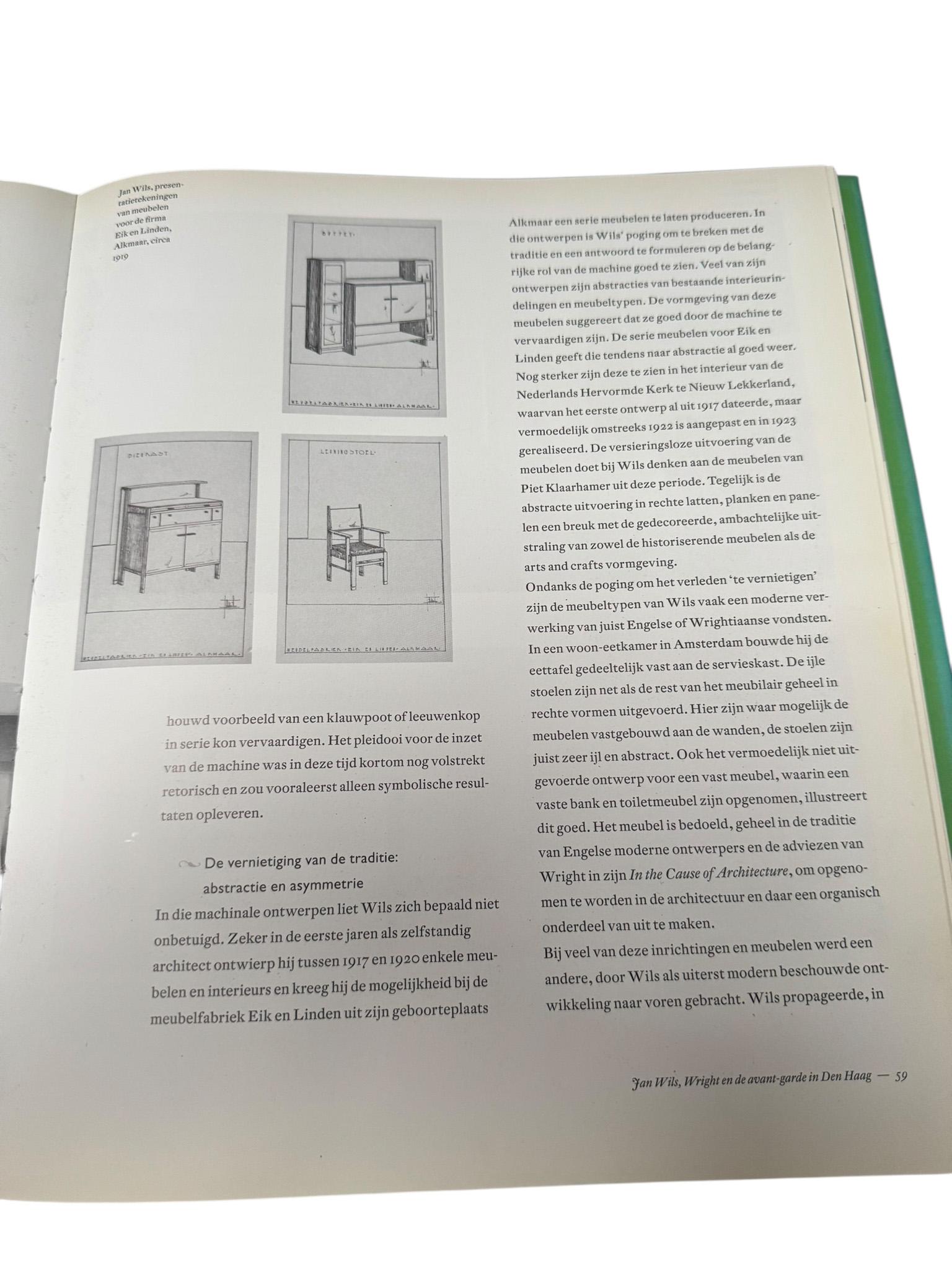 Art Deco Modernist Sideboard by Jan Wils for Meubelfabriek Eik en Linden, 1919 For Sale 8