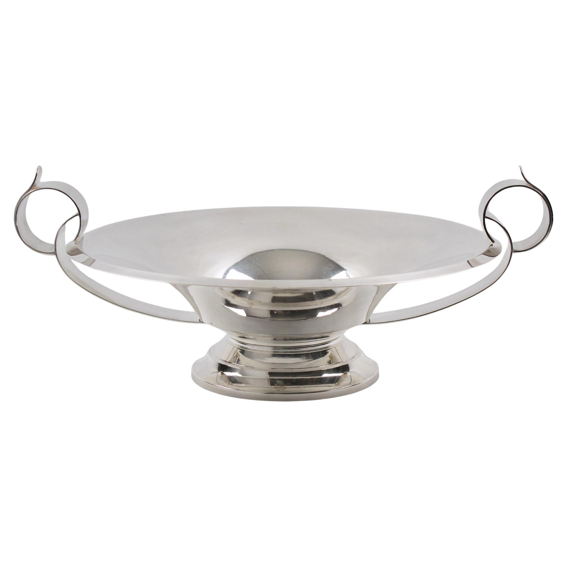 Centrotavola decorativo in argento in stile Art Decor, circa 1930