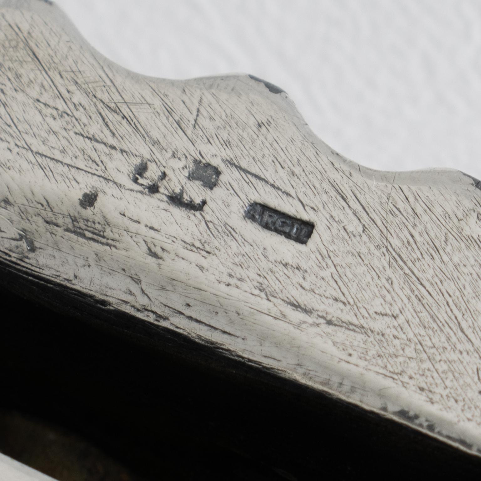 Set da tè e caffè in argento in stile Art Deco Modernista dell'argentiere Argit, circa 1930 in vendita 13