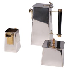 Art Deco  Modernist  Silver Plated Tea service set  France