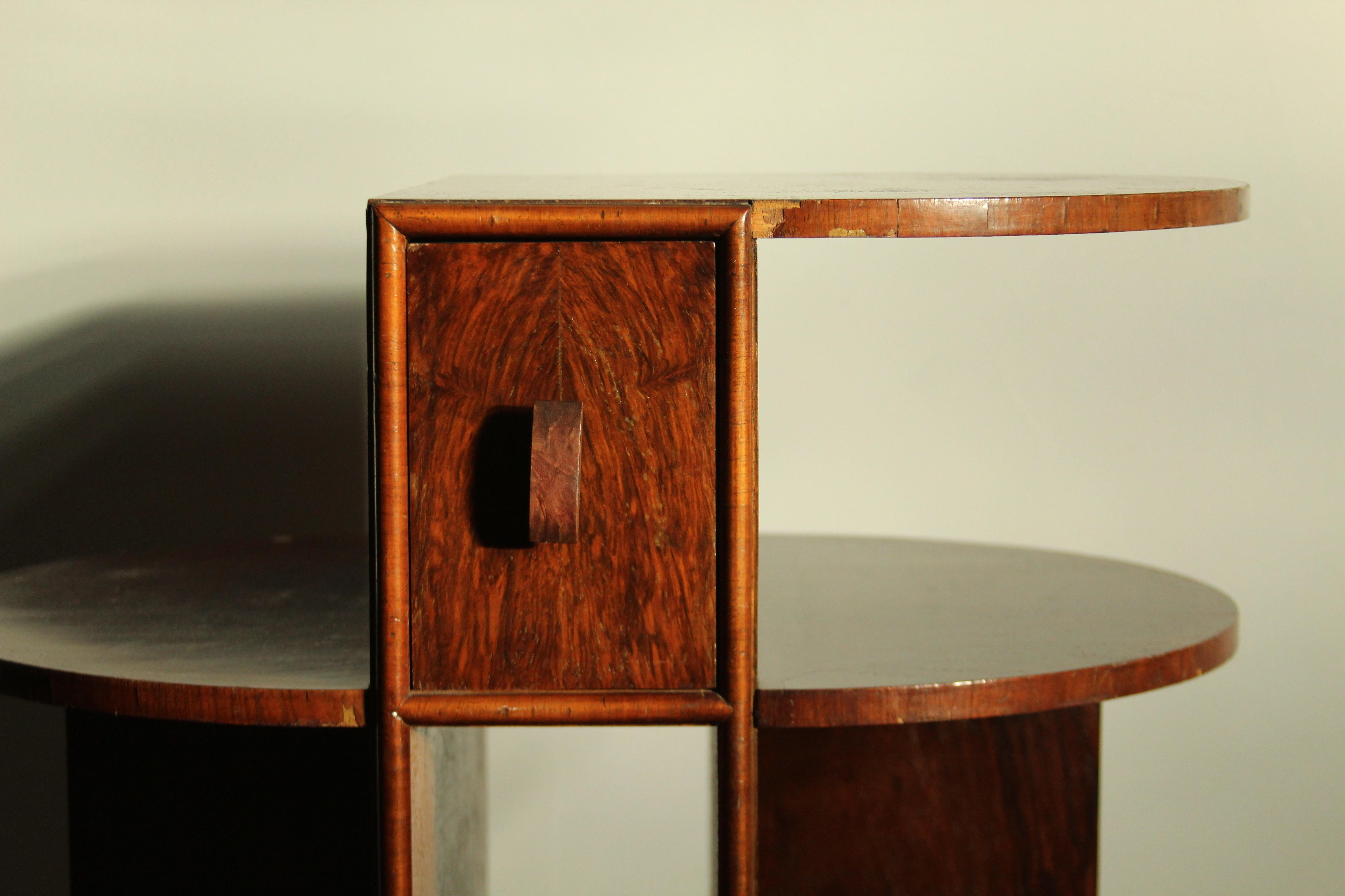 Art Deco Modernist Sky Scraper Style Large Accent Table, England, 1930s For Sale 6