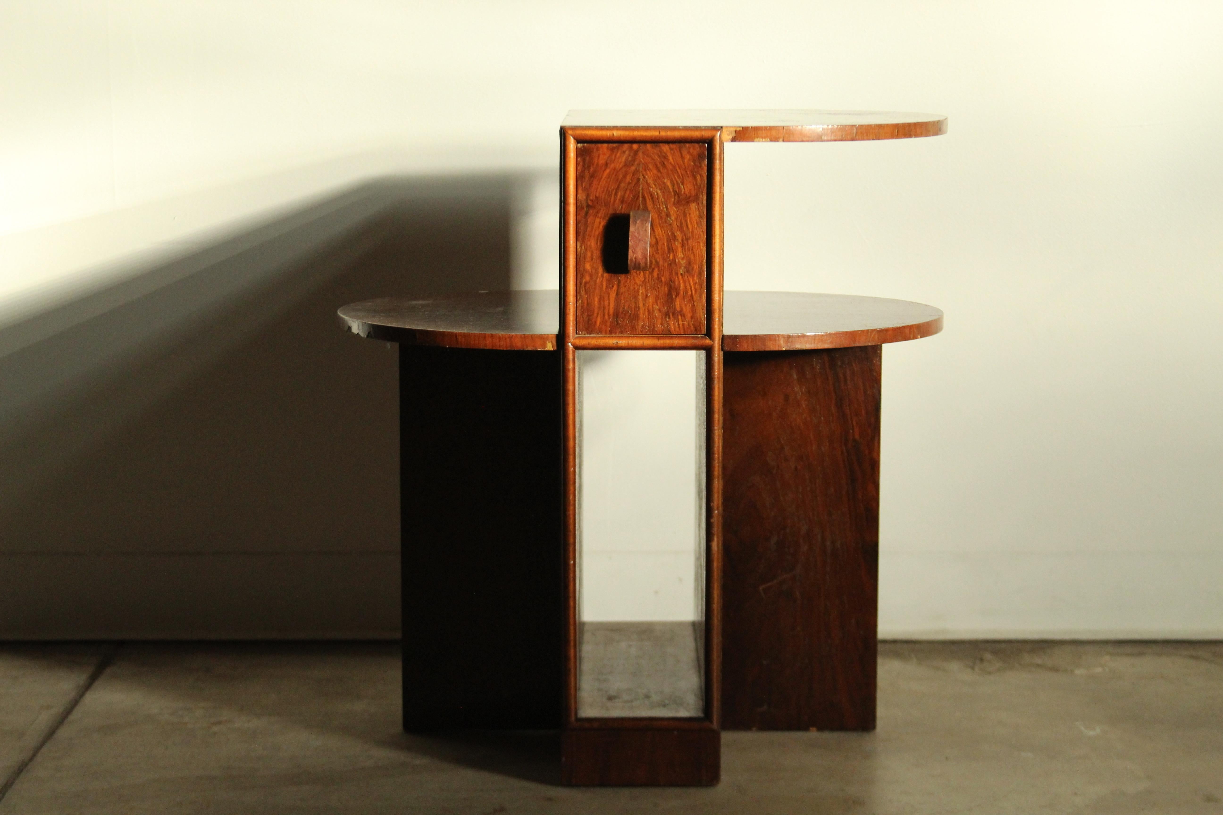 Art Deco Modernist Sky Scraper Style Large Accent Table, England, 1930s For Sale 7