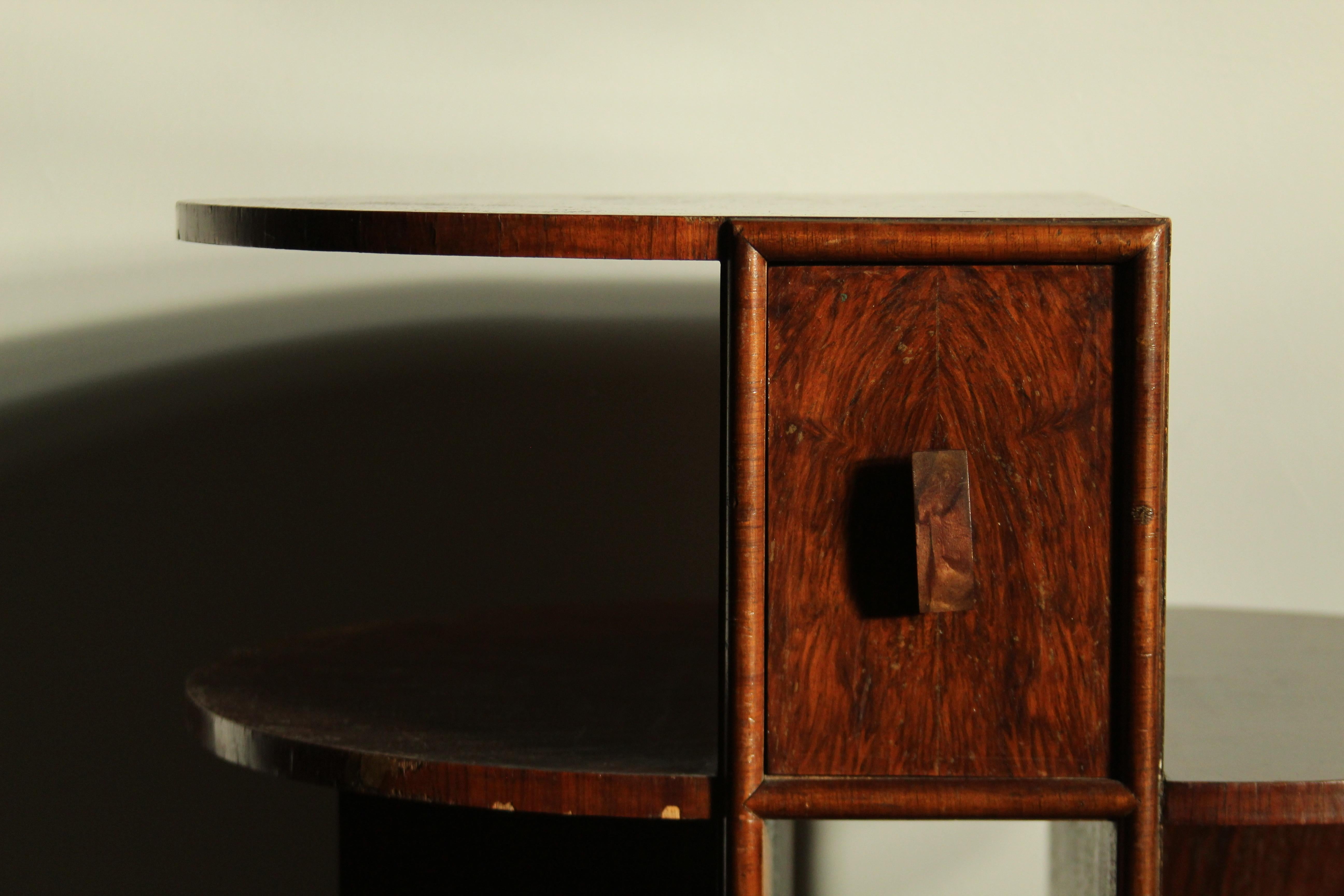 Art Deco Modernist Sky Scraper Style Large Accent Table, England, 1930s For Sale 1