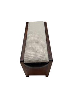 Tabouret moderniste Art déco avec tissu De Ploeg, années 1920