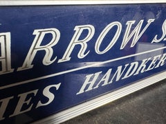 Art Deco/ Modernist style "Arrow Shirts" Light Up Can Sign / store display