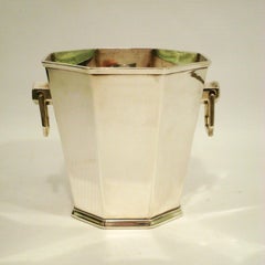 Estilo Art Decó / Modernista. Cubitera / Enfriador de botellas Hermès.
