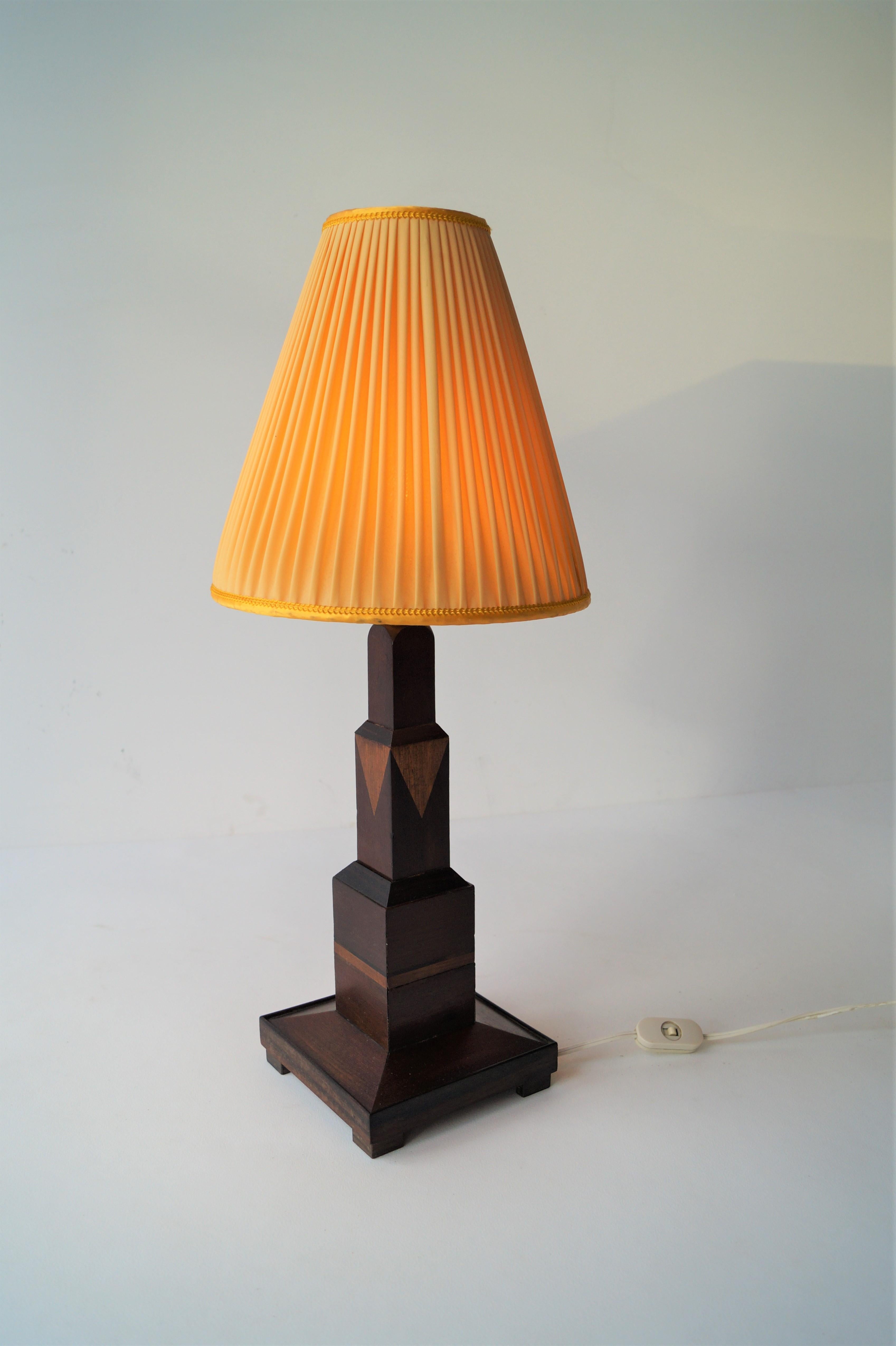 Art Deco Modernist Table Lamp, Netherlands, ca. 1935 In Excellent Condition In EVERDINGEN, NL