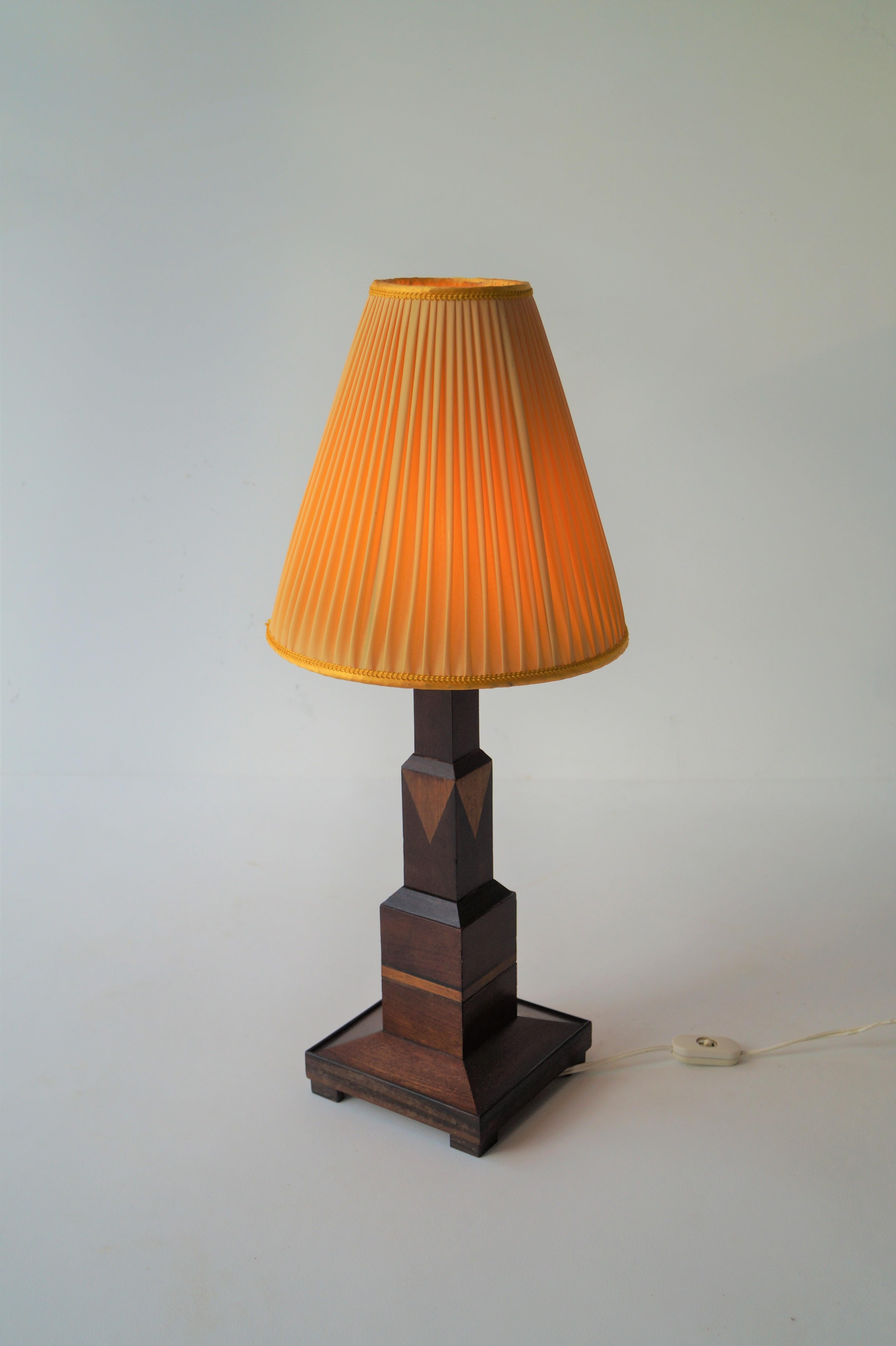 Mid-20th Century Art Deco Modernist Table Lamp, Netherlands, ca. 1935
