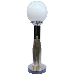 Art Deco Modernist Tall Table Lamp