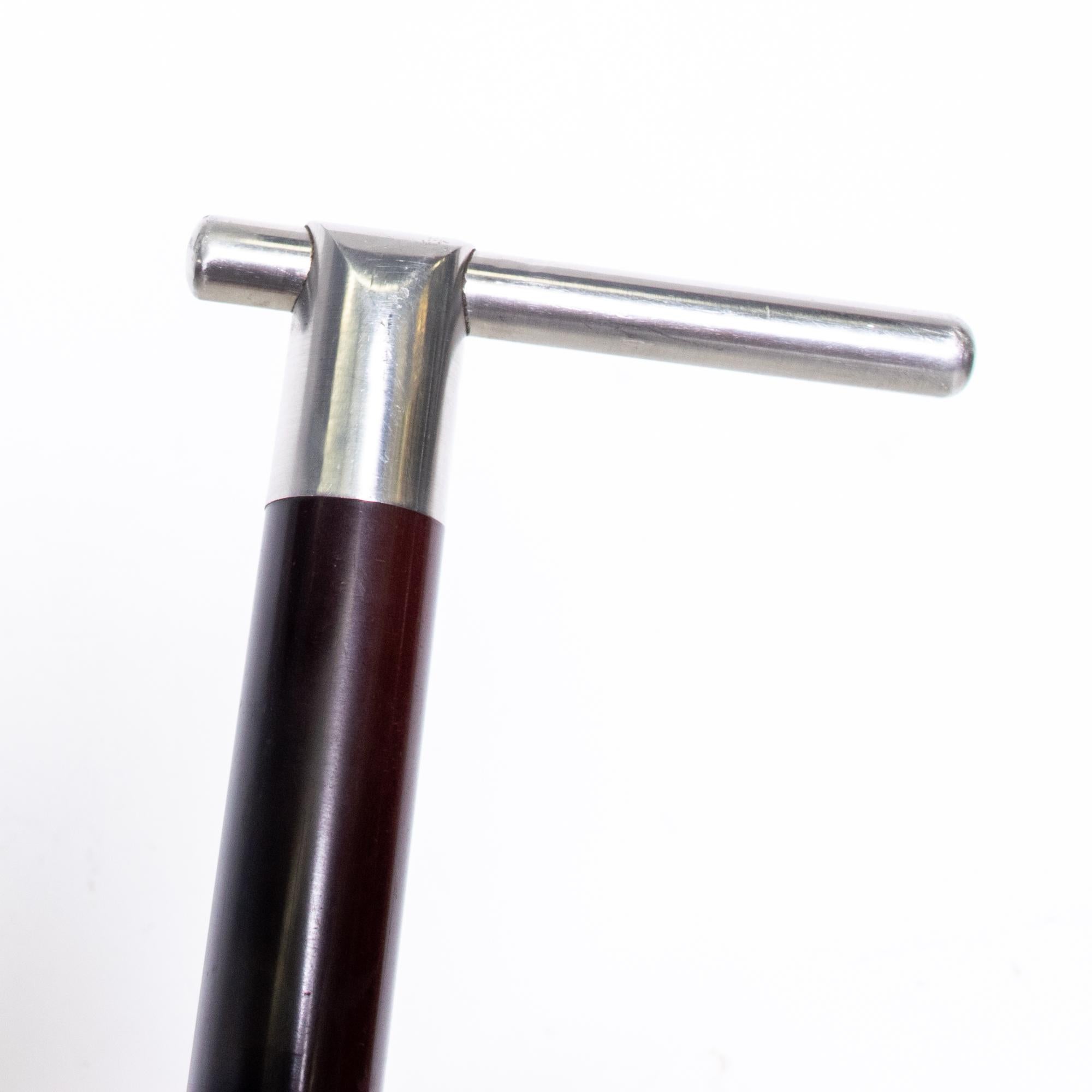 stainless steel walking cane