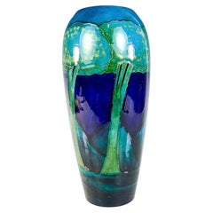 Art Deco Moorcroft MOONLIT BLUE large Vase. Circa 1925