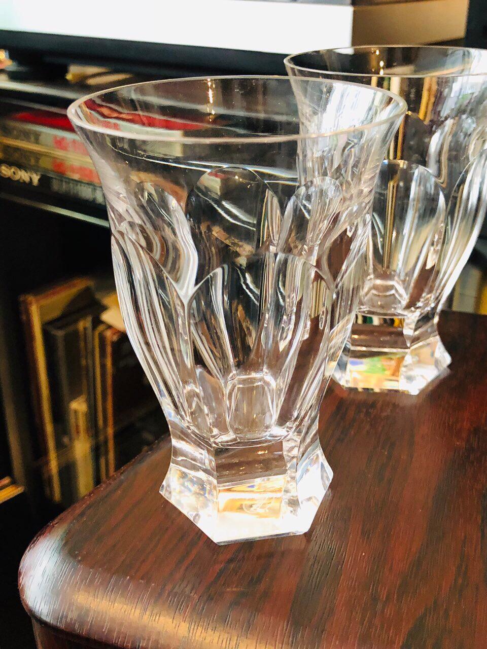 Tchèque 4 verres Art Déco Moser Adele Melikoff, 1920