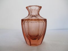 Art Deco Moser Glass Vase 1930s