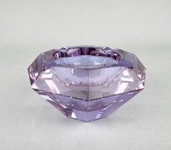 Art Deco Moser Neodymium Glass Ashtray