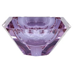 Art Deco Moser Neodymium Glass Ashtray