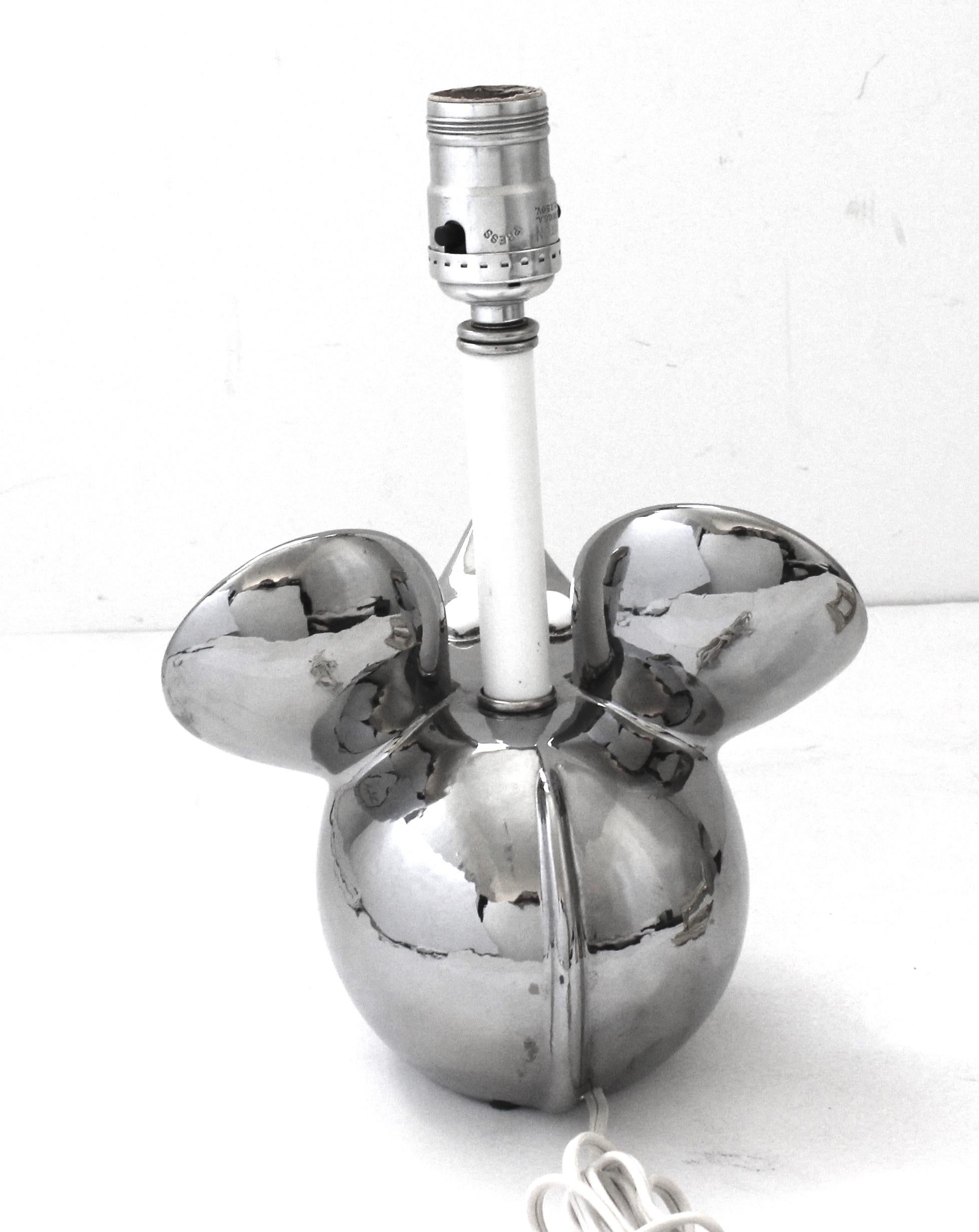 Italian Art Deco Mouse Form Table Lamp For Sale