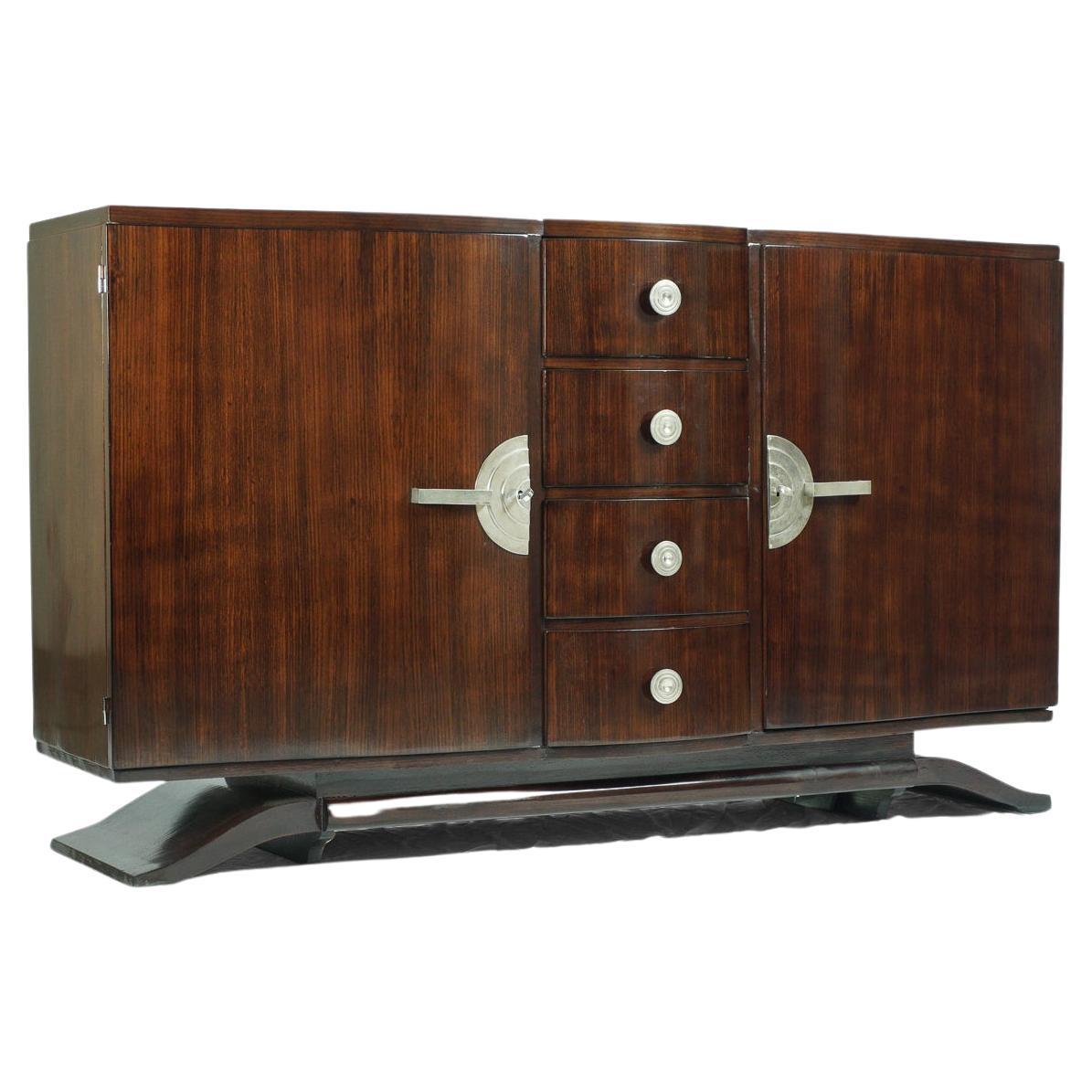 Credenza con base a baffi Art Déco 20° secolo