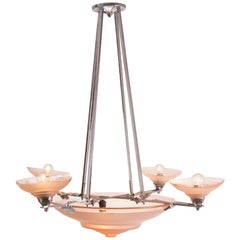 Art Deco Muller Freres Chandelier