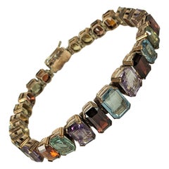 Bracciale Art Line multi gemma in stile Deco