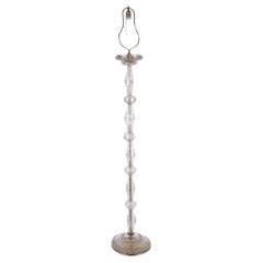 Art deco Murano Stehlampe zugeschrieben von Barovier & Toso, 1930er Jahre