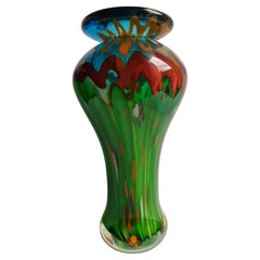 Art Deco Murano Glass Large Vase